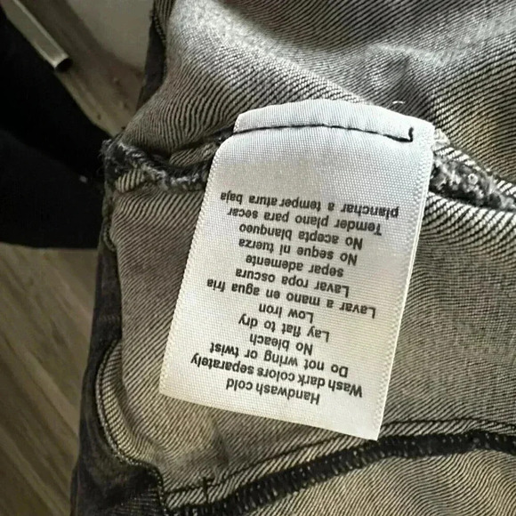 Judy Blue the classic denim jacket black/gray women’s size small - Picture 9 of 15